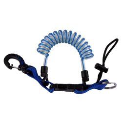 Coiled Lanyard - Medium (blue)