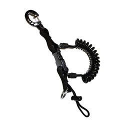 Coiled Lanyard - Small (black)