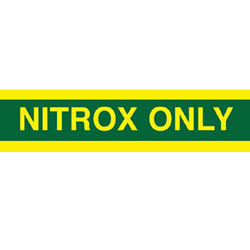 Nitrox Tank Sticker Pony Bottle