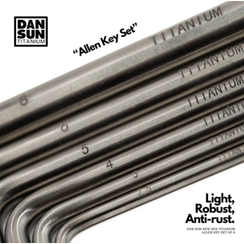 Dan Sun Titanium Allen Key Set of 6