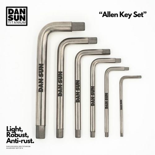 Dan Sun Titanium Allen Key Set of 6