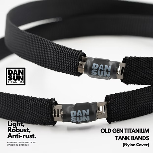 Dan Sun Titanium Tank Band 80 cu ft - Black Nylon