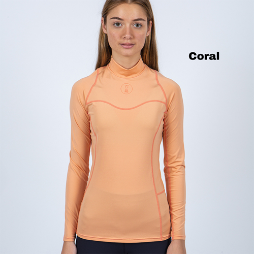 Fourth Element Hydroskin Women's Rashguard LS Top -  Coral