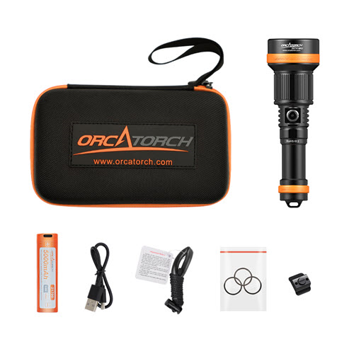 OrcaTorch ZD710 MK2 Pack with 2 batteries