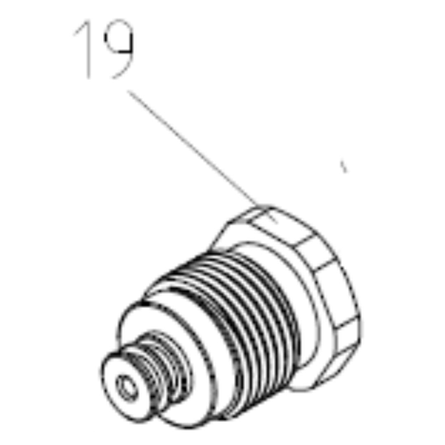 WMD #19 DIN plug (Brass)