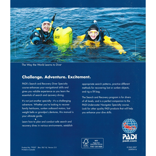 ~ Search & Recovery Course Manual - PADI