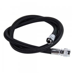 Qd Lpinflator Hose - 65cm/26in - Miflex Xtreme - Black - Braided