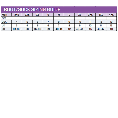 Hi-Cut Boots - 6.5mm Scubapro Heavy Duty  (Scubapro Sizing)