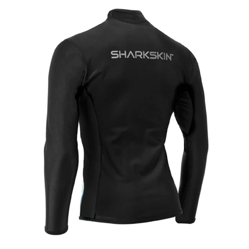 ~ Chillproof Long Sleeve Shirt - Front Full Zip - Mens/Unisex - XL - Black/Black