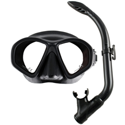 Phantom Youth Mask & Snorkel Set - Black