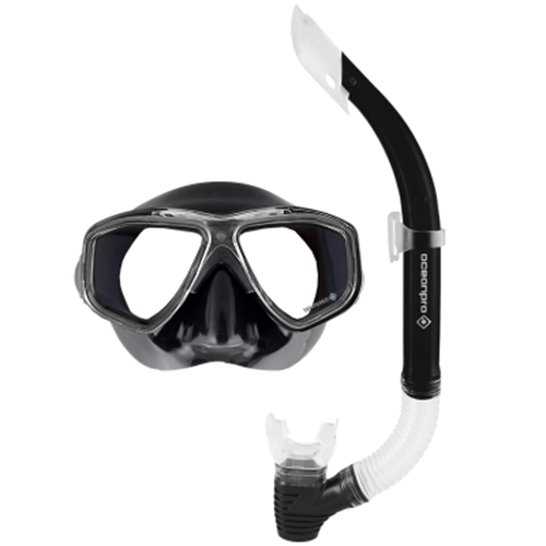 Eclipse / Oasis Mask & Snorkel Set - Black
