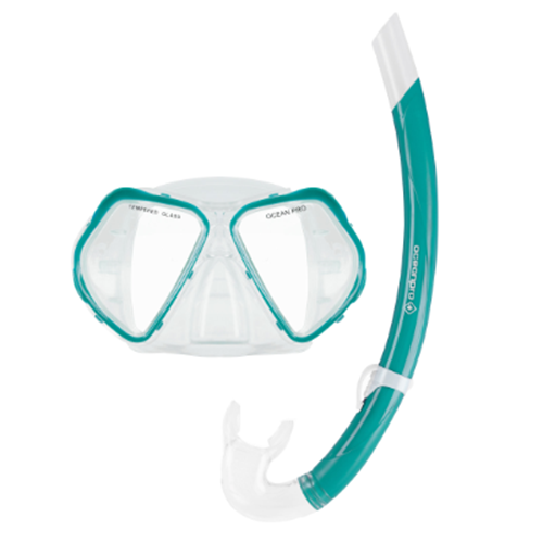 Cruz Mask & Snorkel Set - Teal
